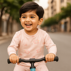 Baby Fleece Pajama Set Cartoon Baby Pink - Sunshine