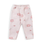 Baby Fleece Pajama Set Cartoon Baby Pink - Sunshine