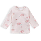 Baby Fleece Pajama Set Cartoon Baby Pink - Sunshine