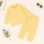 Baby Fleece Pajama Set Yellow - Sunshine