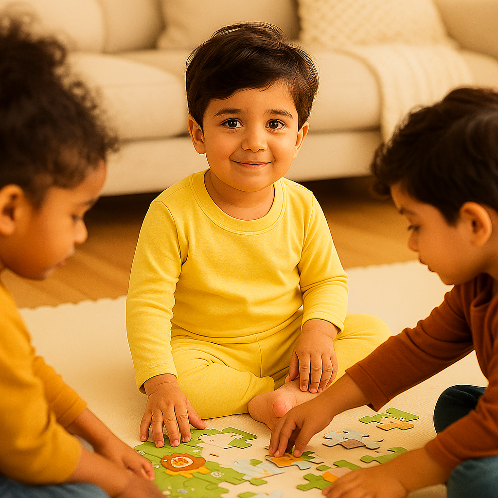 Baby Fleece Pajama Set Yellow - Sunshine