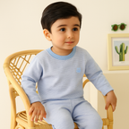 Baby Fleece Pajama Set Blue - Sunshine