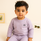 Baby Fleece Pajama Set Purple - Sunshine