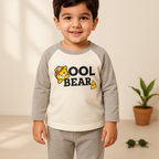 Baby Fleece Pajama Set Cool Bear Grey - Sunshine