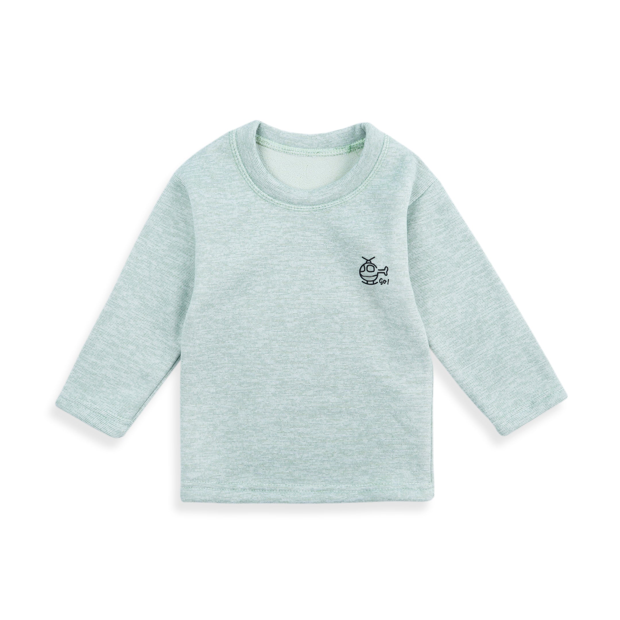 Baby Fleece Pajama Set Green - Sunshine