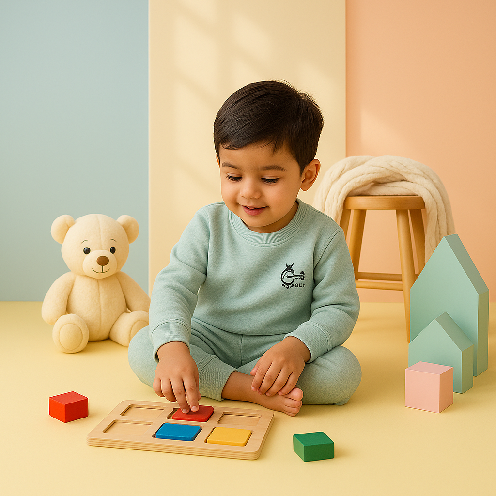 Baby Fleece Pajama Set Green - Sunshine