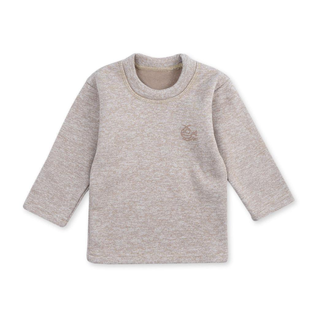 Baby Fleece Pajama Set Brown - Sunshine