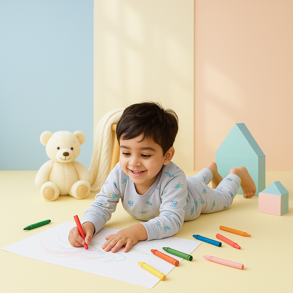 Baby Fleece Pajama Set Aeroplan Grey - Sunshine