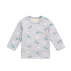 Baby Fleece Pajama Set Aeroplan Grey - Sunshine