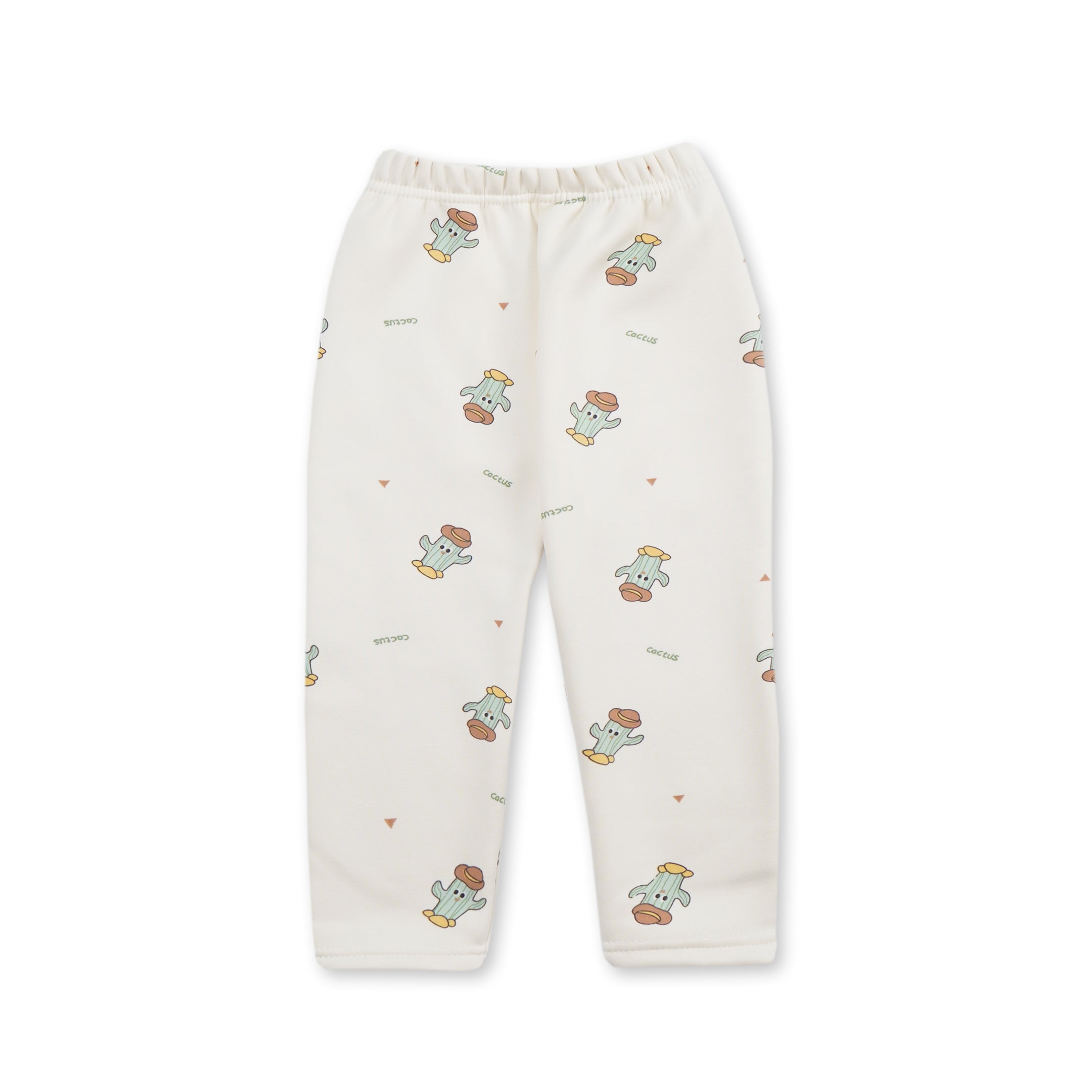 Baby Fleece Pajama Set Cactus Off White - Sunshine