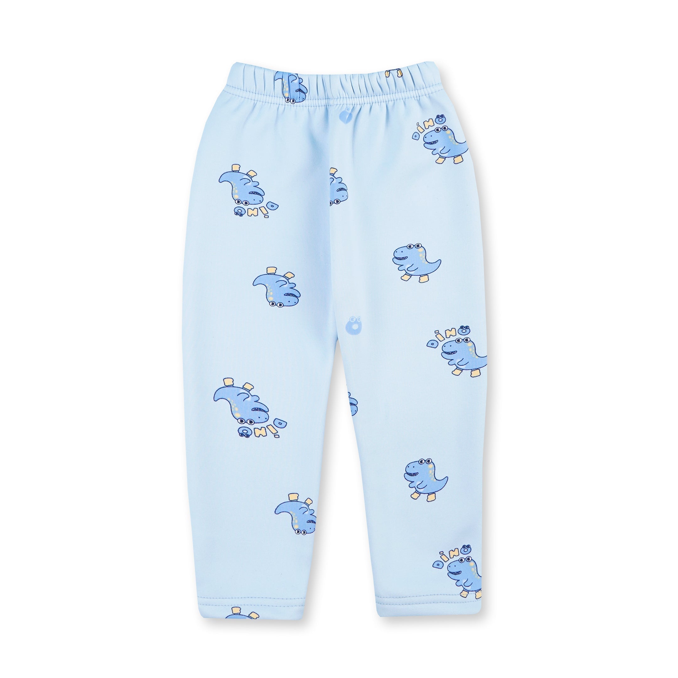 Baby Fleece Pajama Set Dino Blue - Sunshine