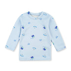 Baby Fleece Pajama Set Astronaut Blue - Sunshine