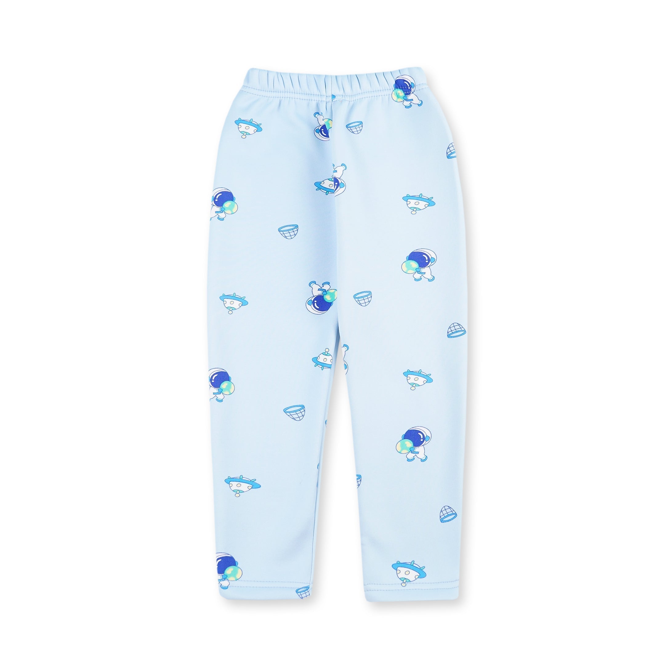 Baby Fleece Pajama Set Astronaut Blue - Sunshine