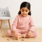 Kids Rib Innerwear Baby Pink Sw - Sunshine