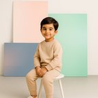 Kids Rib Innerwear Light Beige Sw - Sunshine