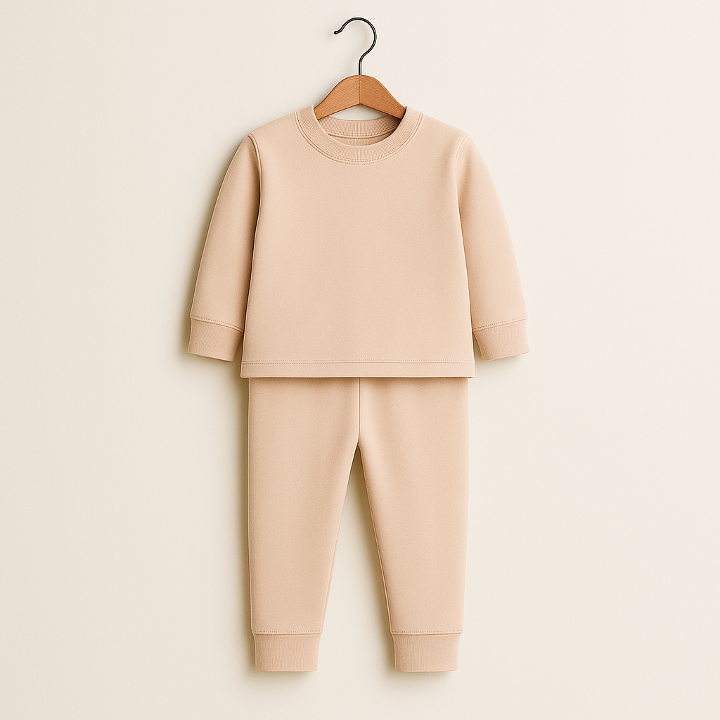 Kids Rib Innerwear Light Beige Sw - Sunshine