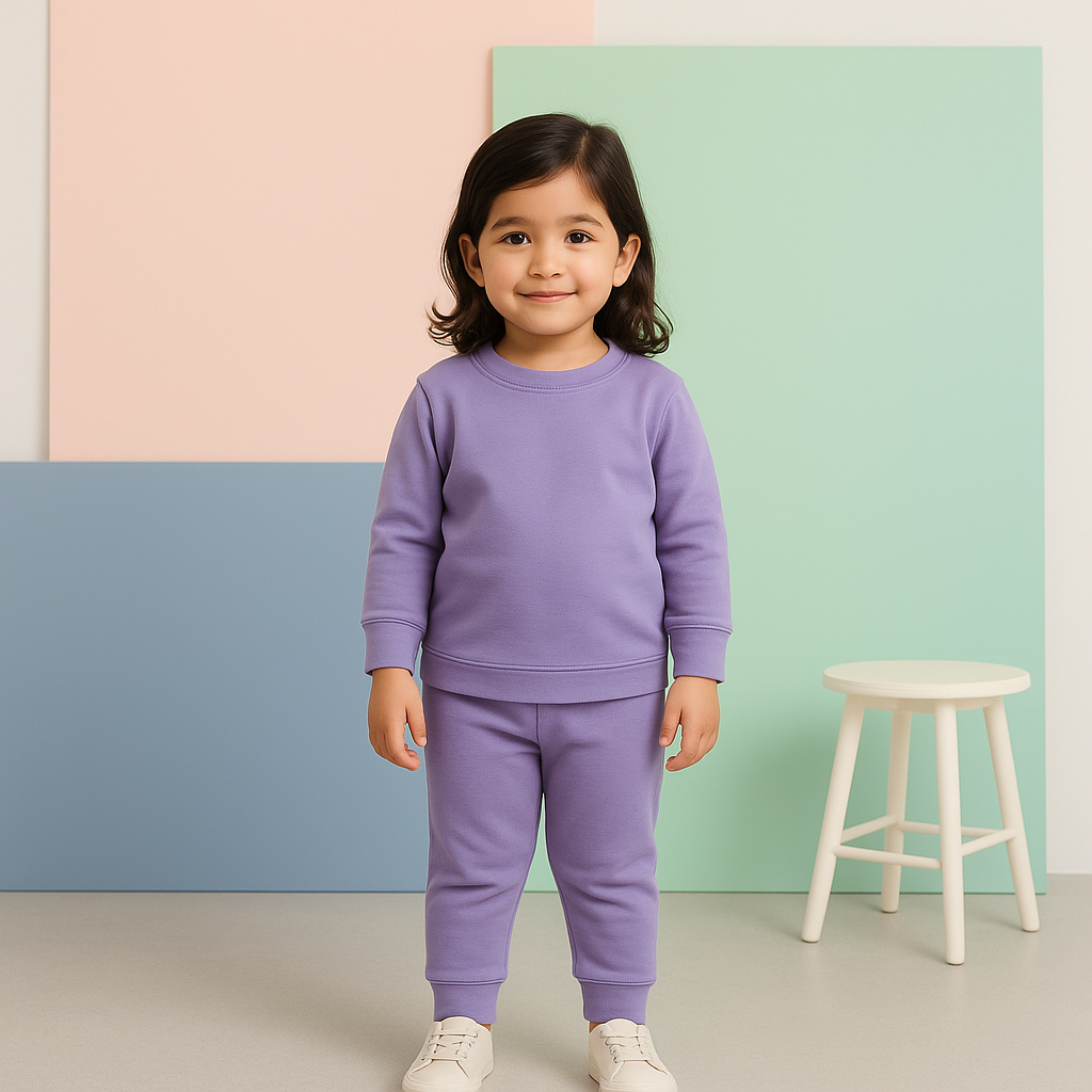 Kids Rib Innerwear Light Purple Sw - Sunshine