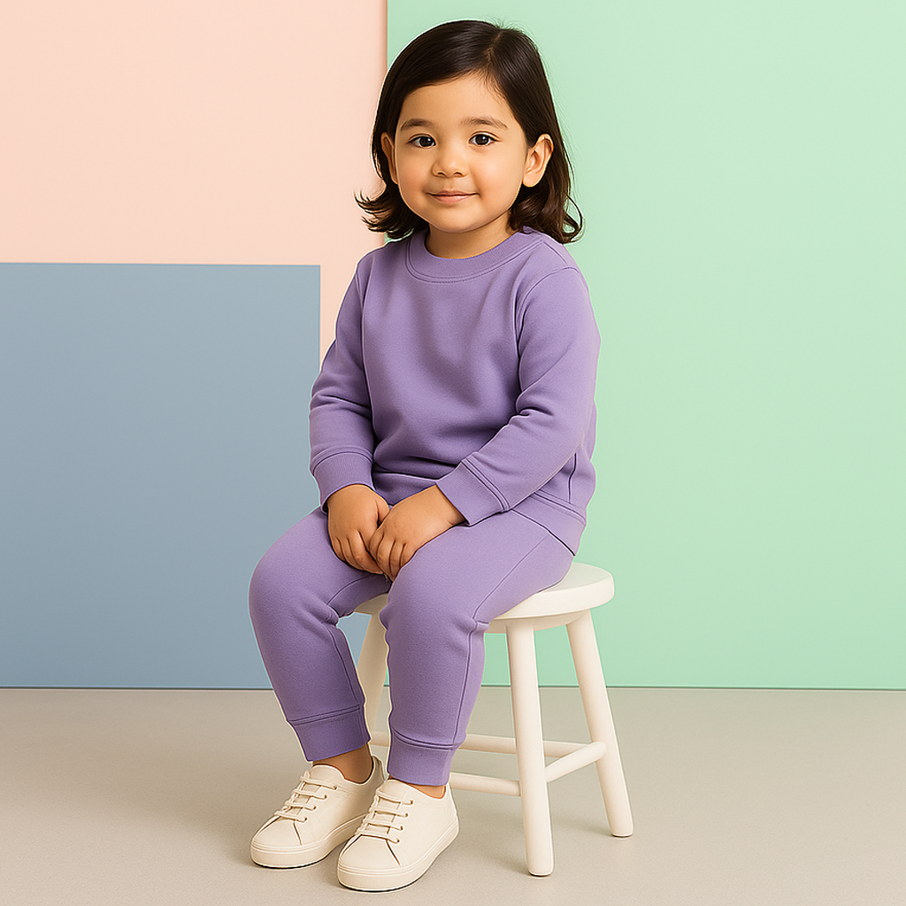 Kids Rib Innerwear Light Purple Sw - Sunshine