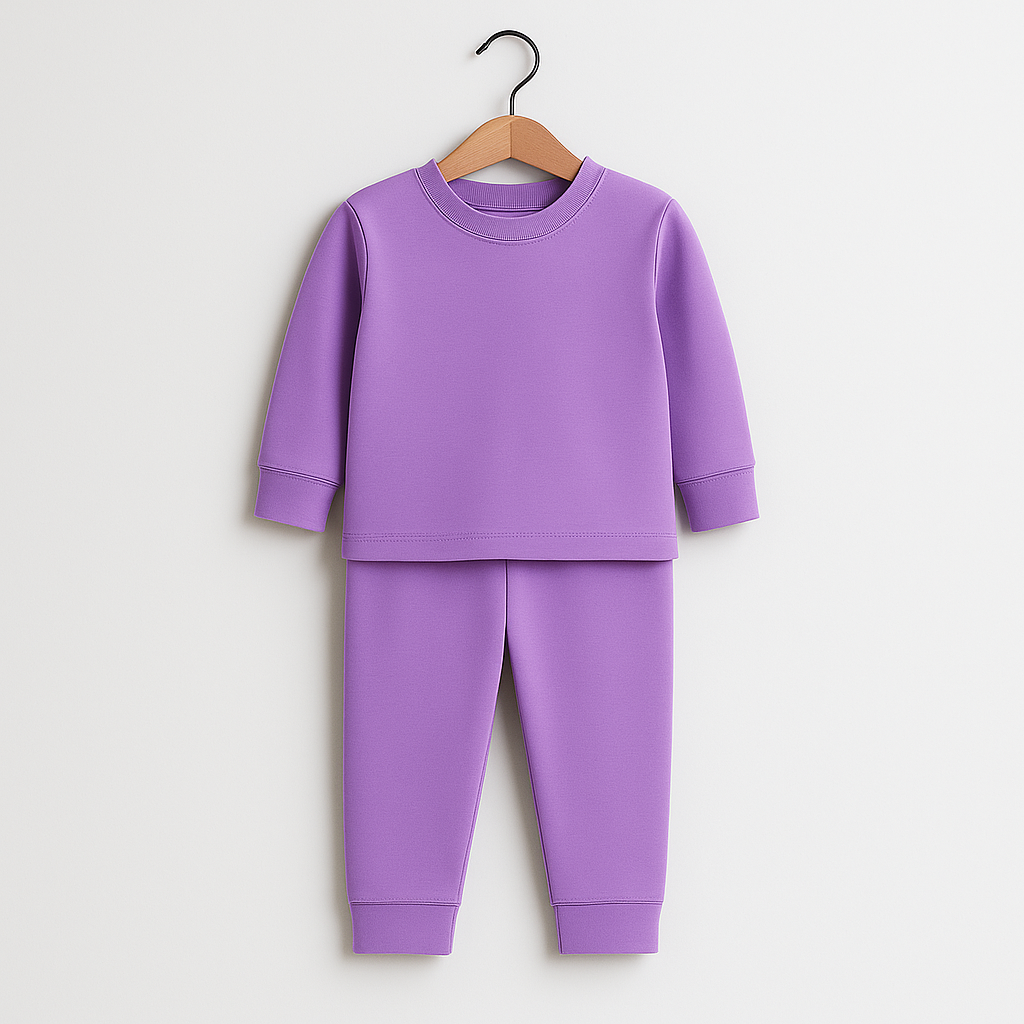 Kids Rib Innerwear Light Purple Sw - Sunshine