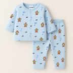 Baby Fleece Sleepsuit Ultraman Blue - Sunshine
