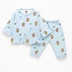 Baby Fleece Sleepsuit Ultraman Blue - Sunshine