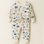 MINI CHARM KIDS FLEECE TRACKSUIT STARFISH OFFWHITE 9-10Y